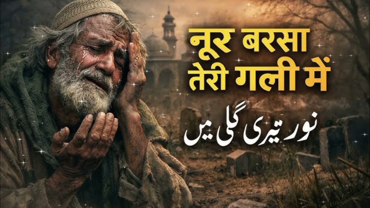 नूर वर्षा तेरी गली में | दर्द भरी सूफ़ियाना क़व्वाली | बूढ़े फ़क़ीर की मौला से फ़रियाद 