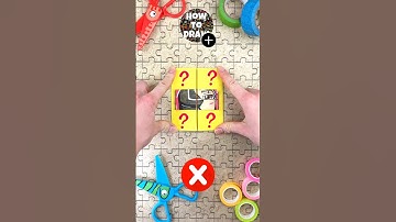 Try to Solve Coolest Paper Craft Puzzle with Pink Soldier by Squid Game #squidgamediy #puzzle