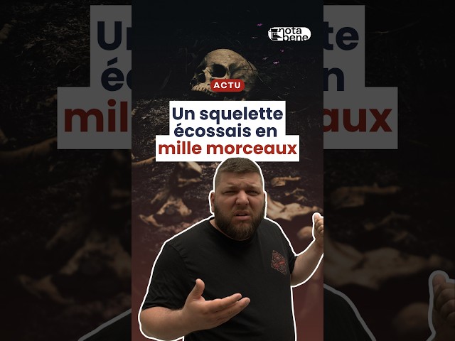 Un squelette écossais tout cassé