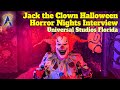 Jack the Clown interview for Halloween Horror Nights 30 at Universal Studios Florida