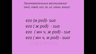 Притяжательные местоимения: мой, твой, его и т. д. Разбор с примерами. #итальянскийязык #italiano