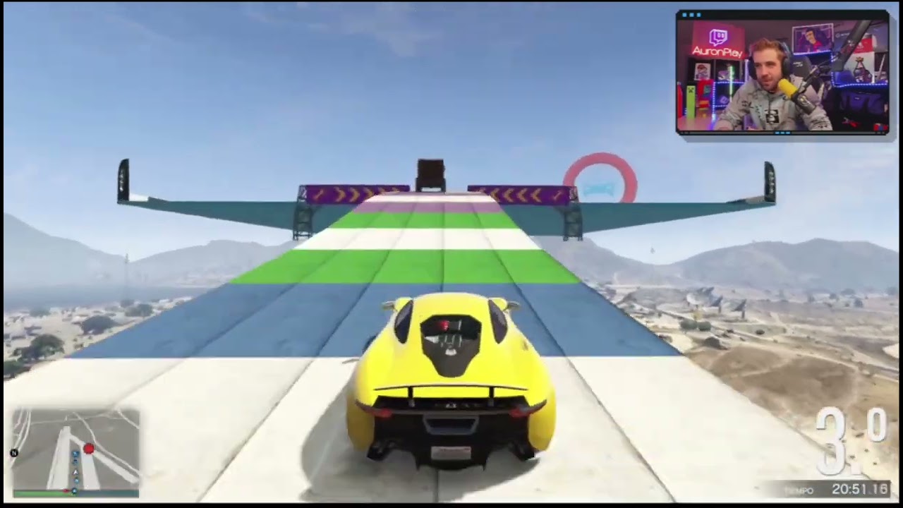 Focus insulta,  Auron se sorprende  carreras GTA 5