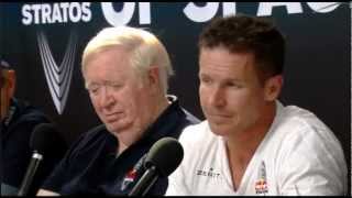 Red Bull Stratos Post Jump Press Conference with Felix Baumgartner