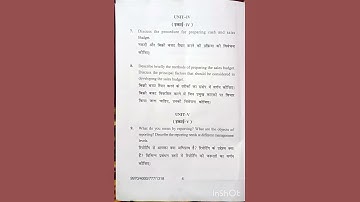 Management Control Techniques Question Paper|MC304(A)|M.Com 3rd sem. |HPU Dec. 2024|#hpu #exam #Mcom