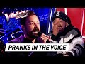 Superstars prank the voice coaches with unexpected blind auditions