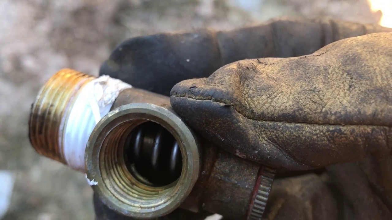 Frozen Relief Valve on Water Well YouTube