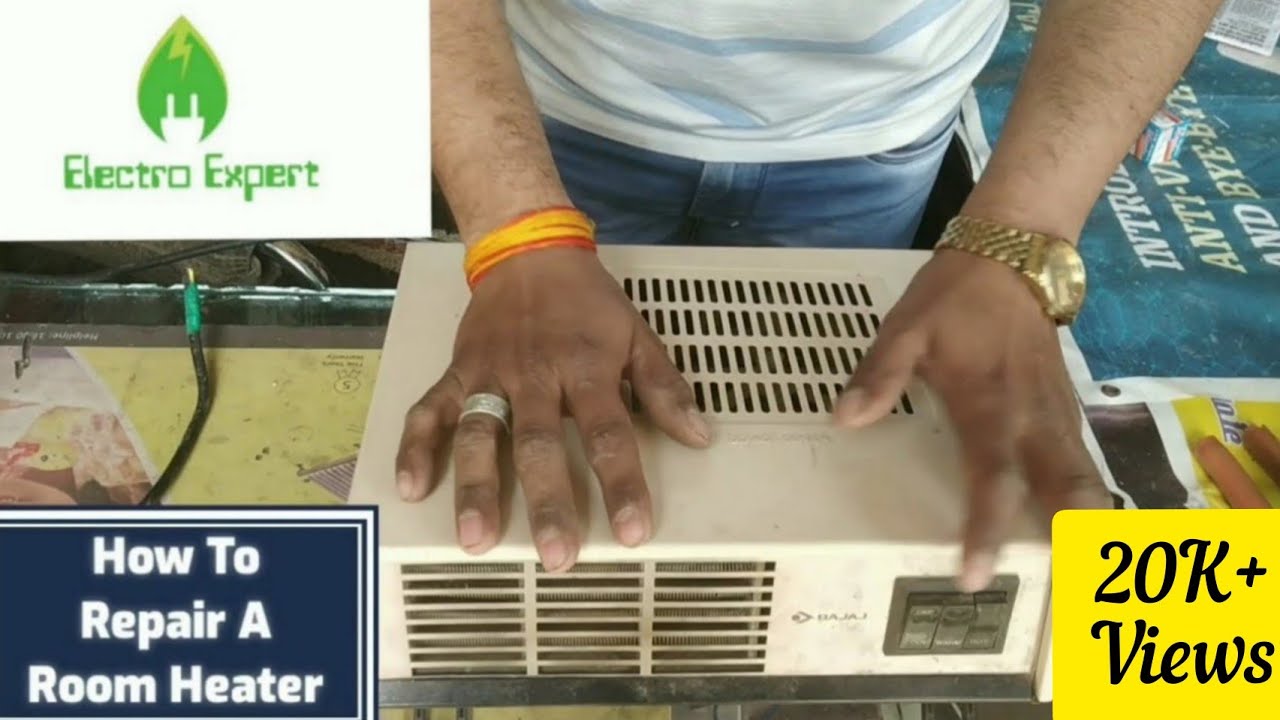 How To Repair A Room Heater At Home | Bajaj Blowhot Room Heater | Full  Repairing - YouTube