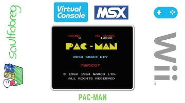 PAC-MAN (MSX1) | Wii VC iNJECT by saulfabreg
