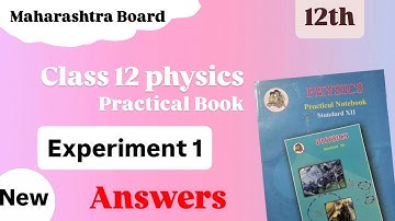 12th physics practical notebook solutions - Spring Mass Oscillator physics class 12 experiment 1