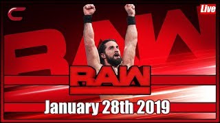 WWE RAW Live Stream Full Show January 28th 2019: Live Reaction Conman167