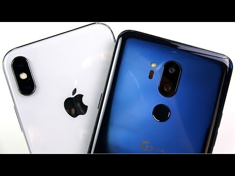 iPhone X vs LG G7 ThinQ Camera Comparison!