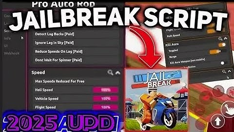 UPDATED Jailbreak Script Hack  GUI  Auto Rob  Kill All + Unlock Vehicles  PASTEBIN 2025