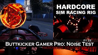 Buttkicker Gamer Pro: Noise Test - HARDCORE SIM RACING RIG | F1 22 [PC]