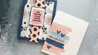 Easy & Simple Stamped Cards - Simon October 2017 Card Kit