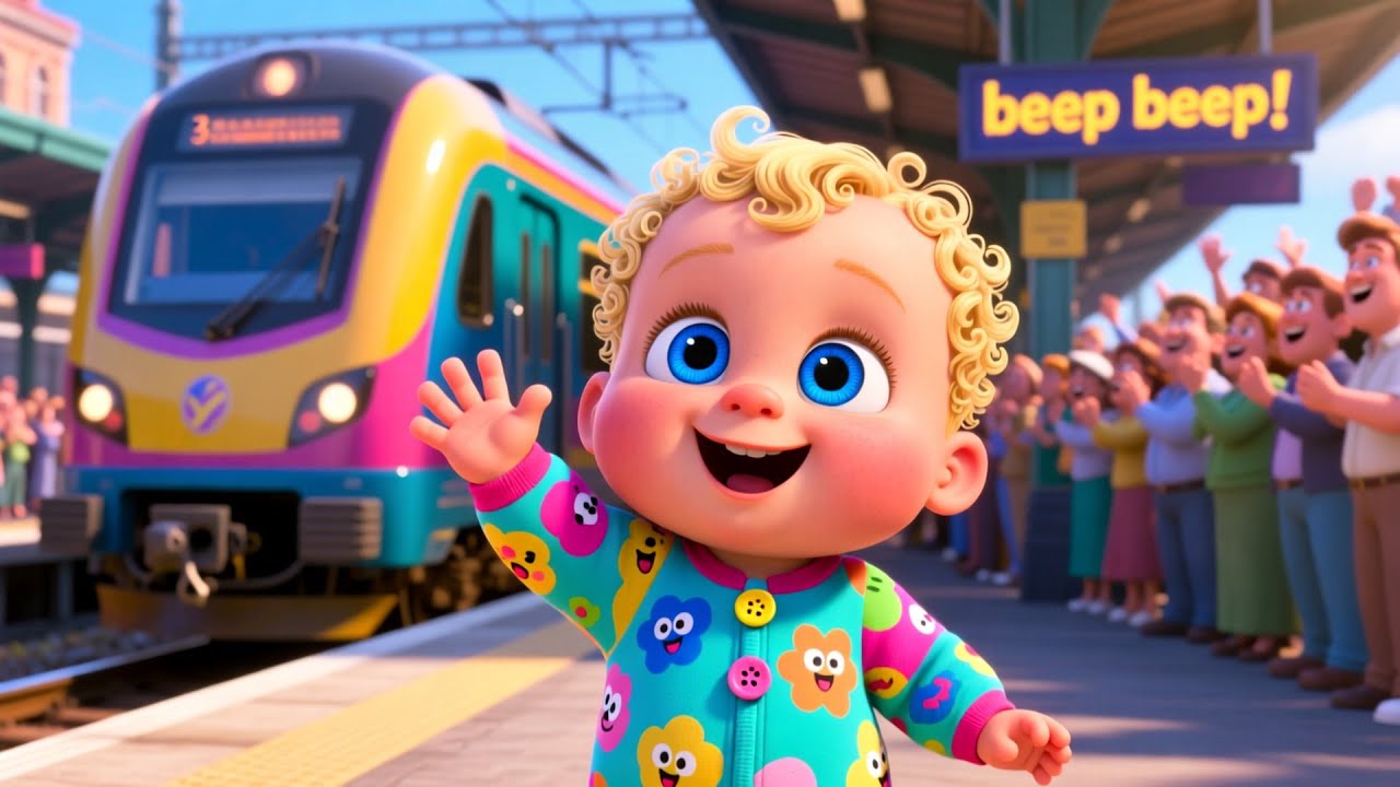 Baby ABC Train Ride Fun 🚂🅰️ Fun Alphabet Song for Kids | Learn ABC with Baby