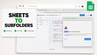 How to Create Google Drive Subfolders from Google Sheets