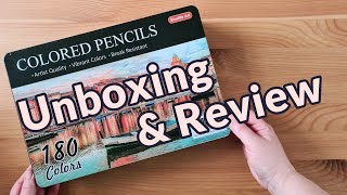 Shuttle Art 180 Colouring Pencil Unboxing & Review