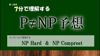 7分で理解する P≠NP予想 - YouTube