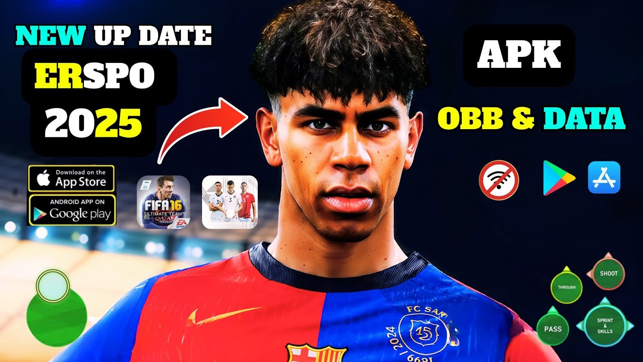 🔥 ERSPO 2025 New Update Offline FIFA Mod APK +