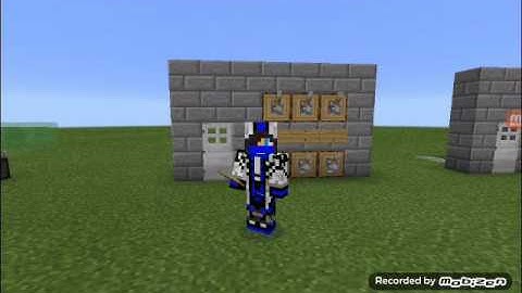 How to make passcode door in MCPE