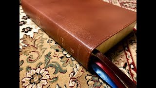 NKJV Open Bible Review Brown Genuine Leather screenshot 2