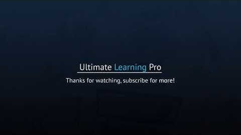Ultimate Learning Pro -  How to create a Lesson