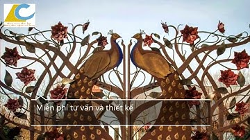 Bộ sưu tập mẫu cửa cổng sắt nghệ thuật đẹp, đẳng cấp