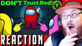 Game Theory: Among Us, Red Is SUS! REACTION!!!