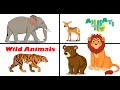 Wild Animals | Kids learn Spellings Easily | Akkayi Tv