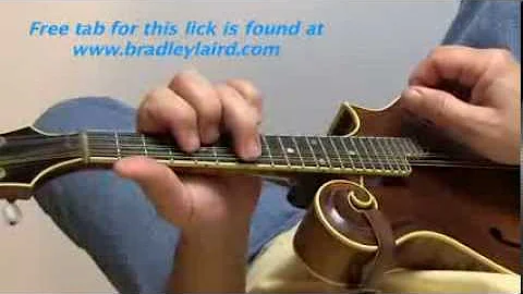 A Great Wayne Benson Mandolin Lick taught by Bradl...