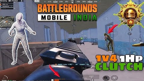 How to Clutch 1v4 in BGMI? | Close Range Tips, Game Sense Tips for BGMI | BGMI GAMEPLAY