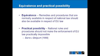 Enforcement of EU Law