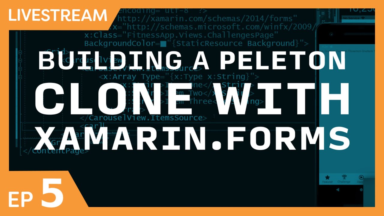 Easily Create a Peloton Clone with Xamarin.Forms Part 5 - App Icons, Gradients, Shell Tabs