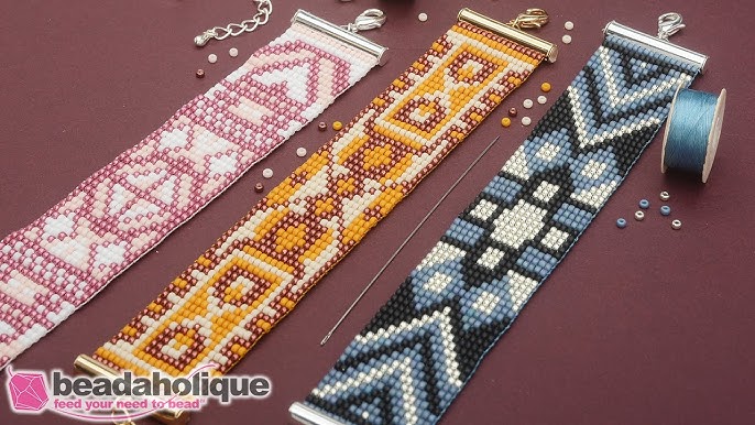 Heart Bead Loom PRINTED Patterns - 9 files - Off the Beaded Path