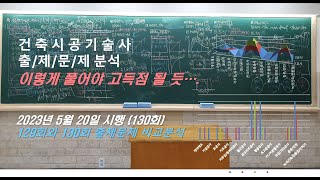 130회 건축시공기술사 출제문제 총평_ 129회 비교 …