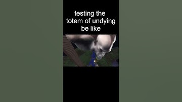testing the totem of undying be like #shorts #minecraft