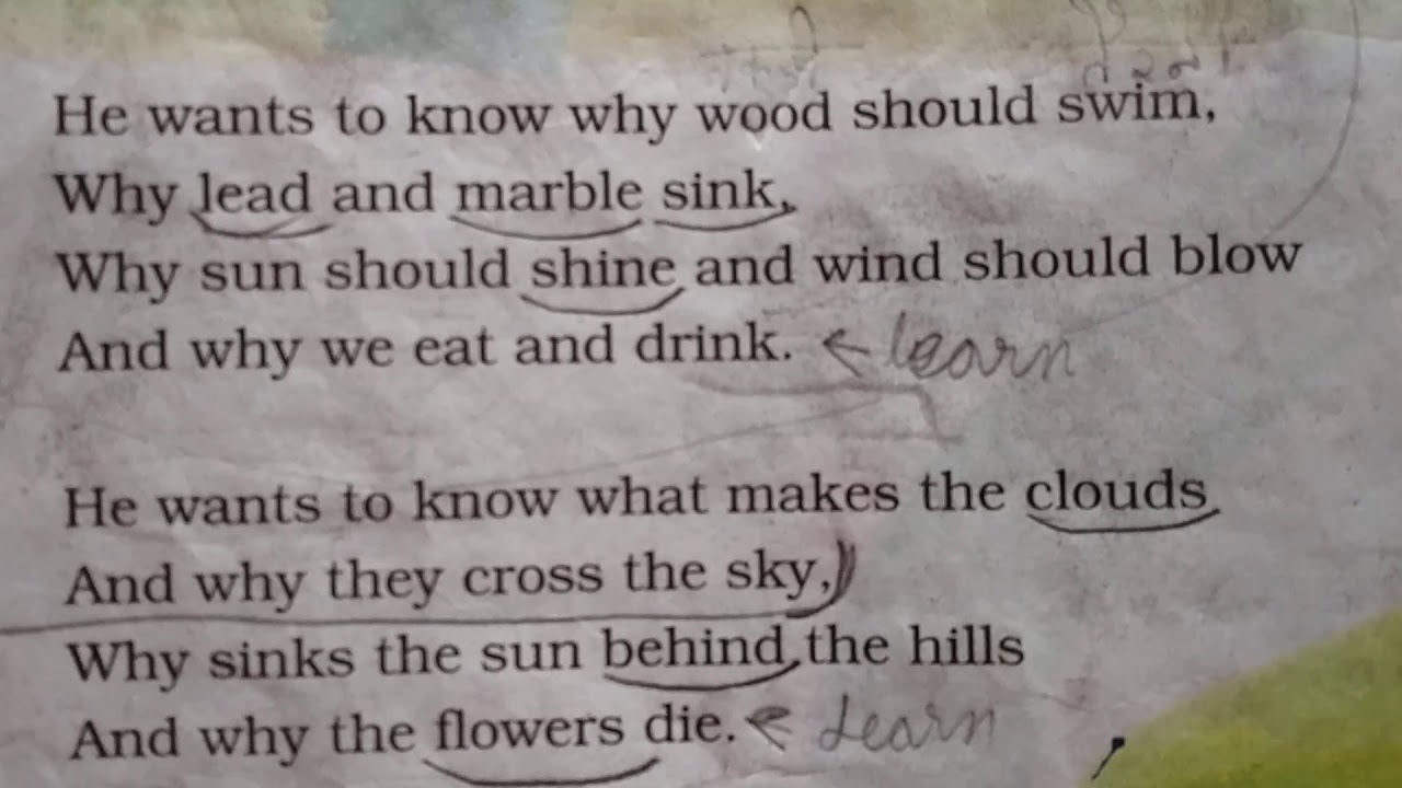 Marigold Ncert Class 4 Poem Why YouTube marigold-ncert-class-4-poem-why-youtube