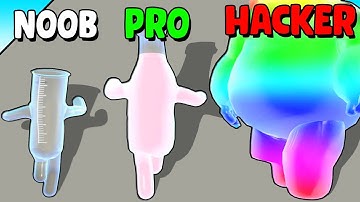 NOOB vs PRO vs HACKER in Color Runner !! (Android Game)