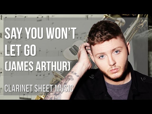 Say You Won't Let Go - James Arthur Sheet music for Piano (Solo)