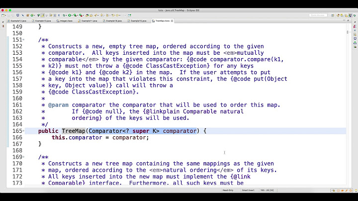 Store Comparator Type Object in TreeMap Video-73