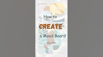 Mood Board 5 steps only 😍💯👉✨️ #viralshort #moodboard #moodboardaesthetic