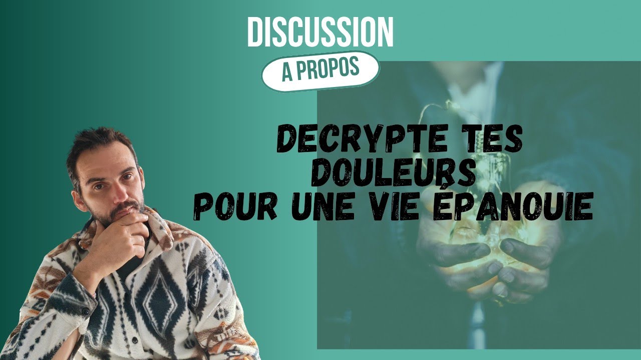 Apprends à décrypter tes douleurs 💎 et à les tourner à ton avantage pour grandir et évoluer.