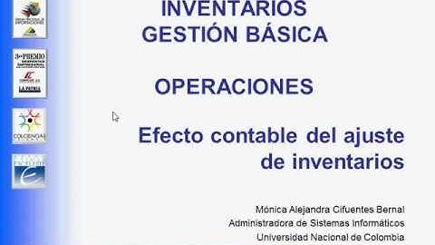 Software contable ContaPyme - Efecto contable del ajuste de inventarios