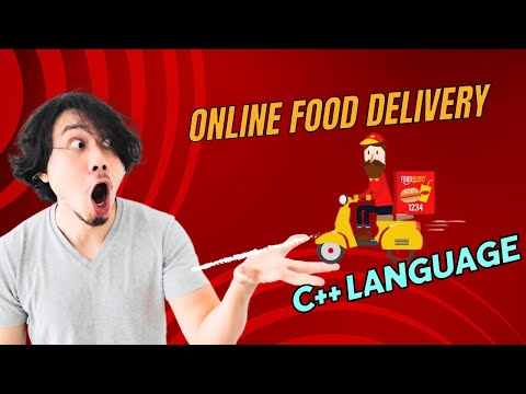 Food Delivery System in C++ | C++ Programming Language | Source Code in GitHub