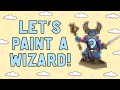 Painting an old world empire celestial wizard plus how to paint stars on your minis the easy way