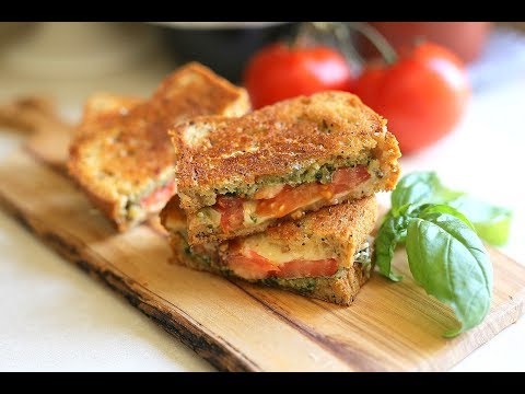 Pesto Grilled Cheese Sandwiches/Firstfruit Kitchen