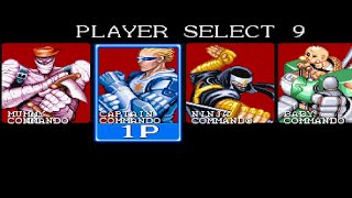 Captain Commando All Characters [PS1] - YouTube