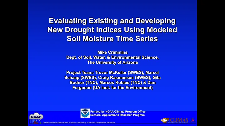 Michael Crimmins: Evaluating Existing/Develop...  ...
