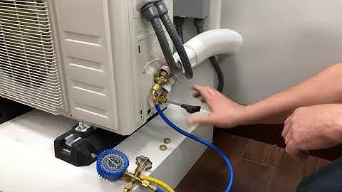 How to Recover Refrigerant Into A Pioneer Mini Split and Disconnect Lines