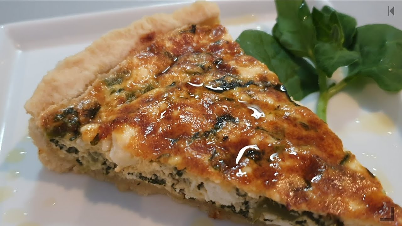 Quiche de espinafre com ricota - Irresistível